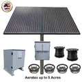 Solar Lake Aerator with Battery Backup SD4-BB